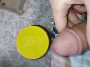 Close up of my cock Passed cum everywhere and piss Like a man