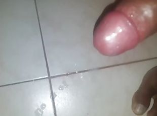 Big black cock hard play and cumshot