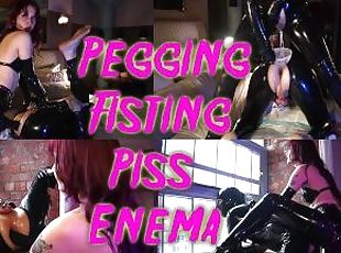 fisting, gode-ceinture, amateur, anal, hardcore, esclave, gode, fétiche, latex, maîtresse