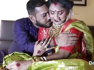 Newly Married Indian Girl Sudipa Hardcore Honeymoon First night sex and creampie