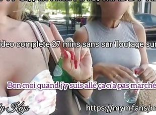 Reel ! 2 salopes françaises accostent des inconnus dans un fast food pour se faire baiser !