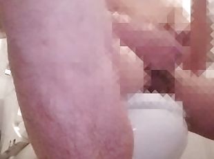 Delusion masturbation in the toilet after a cute girl friend used it. Because it was warm ~