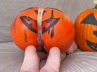 Happy Halloween Pumpkin Ass Painting