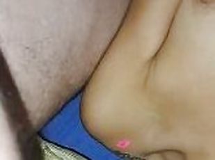 Some dick sucking and toy action from young redbone