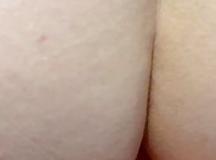 I caught my slut wife playing with her pussy in the shower, husband watching